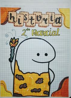 a drawing of a cartoon character holding a flower in his hand with the words,'fiesta