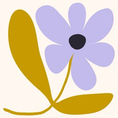 a blue flower on a white background with yellow leaves and the word love written below it