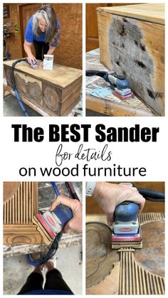 the best sander for details on wood furniture