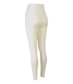 Women's Silk Pointelle, Pants | Women's Base Layers at L.L.Bean Solid Color Soft Fitted Bottoms, Soft Fitted Solid Color Bottoms, Fitted Soft Solid Bottoms, Fitted Soft Solid Color Bottoms, Fitted Seamless Cream Bottoms, Tight Seamless Pants For Loungewear, Tight Full Length Loungewear Bottoms, Tight Full-length Loungewear Pants, Relaxation Fitted Pants