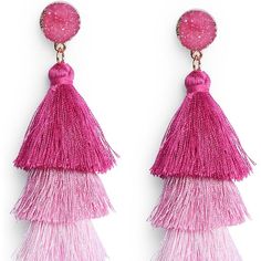 Blush Pink Tassle Woman’s Druzy Earrings *Nwt* Pink Color ( Alternative Pink Ombr ) Trendy Dangle Tiered Affect Lightweight And Comfortable Material: Alloy, Druzy Stones, Tassel Thread Weight: 0.45oz/12.7g Length: 3.15" (8.0cm)/3.42" (8.7cm) Cartilage Earrings Hoop, Beaded Tassel Earrings, Feather Headband, Tassels Fashion, Druzy Earrings, Layered Fashion, Tassel Drop Earrings, Earrings Bohemian, Women Gifts