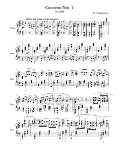 sheet music with the words confero no 1