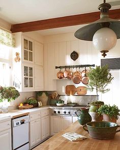 the kitchen is clean and ready to be used as a dining room or living room