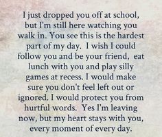 I used to cry each morning when leaving our son at public school until we finally got smart enough to homeschool. Quotes Rp, Mommy Quotes, Son Quotes, Quotes On Instagram, Love My Kids, Camping Tips, Mommy Life, Parenting Quotes