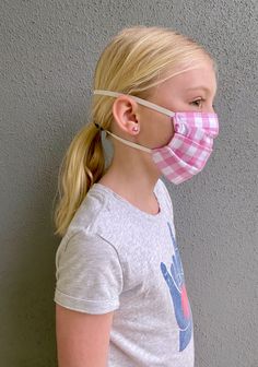 Fabric Face Mask with TIES - MADE EVERYDAY Diy Sewing Gifts, Mask Tutorial, Mascara Facial