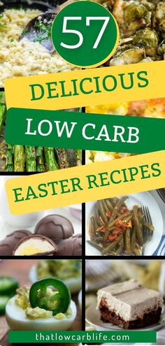 seven delicious low carb easter recipes that are easy to make and great for the whole family