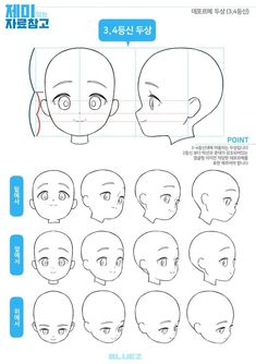 how to draw an anime character's head in 3 easy steps step by step