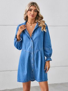 Features: Basic style Stretch: No stretch Material composition: 100% rayon Care instructions: Machine wash cold. Tumble dry low. Imported Product measurements:S:Bust 47.24 in, Length 33.86 in, Sleeve Length 25.20 inM:Bust 49.21 in, Length 34.25 in, Sleeve Length 25.59 inL:Bust 51.18 in, Length 34.65 in, Sleeve Length 25.98 inXL:Bust 53.15 in, Length 35.04 in, Sleeve Length 26.38 in Mini Denim Dress, Denim On Denim, Dress Dusty, Weave Style, Maxi Dress Formal, Flounce Sleeve, Poncho Sweater, Formal Evening Dresses, Basic Style