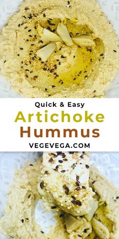 Delcious quick and easy snack! Healthy Artichoke Recipes, Artichoke Hummus Recipe, Lentil Hummus Recipe, Artichoke Hummus, Classic Hummus Recipe, Classic Hummus, Healthy Hummus