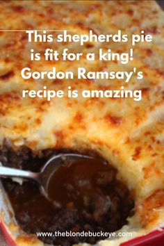 gordon-ramsay-shepherds-pie Gordon Ramsay Shepards Pie, Cottage Pie Recipe Beef, Gordon Ramsay Dishes, Gordon Ramsey Recipes, Cottage Pie Recipe, Gordon Ramsay Recipe