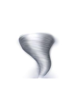 a blurry image of a curved object on a white background