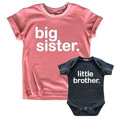 Unordinary Toddler Big Sister Little Brother Outfit Matching Shirts Sets Baby Newborn Outfits Shirt Big Sister Little Brother, Matching Sister Outfits, Welcome Home Baby, Big Sister Little Sister, Outfit Matching, Big Sister Gifts, Brother Shirts, Big Sister Shirt