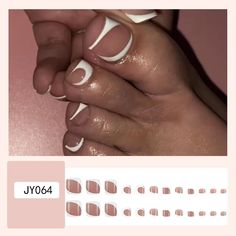 SPECIFICATIONSBrand Name: ACRDDKNumber of Pieces: COMBOOrigin: Mainland ChinaSize: normalApplication: ToeNail Length: shortMaterial: AcrylicQuantity: 24pcsModel Number: French false toe nailsItem Type: False NailType: French Nail TipsFeature 1: false nails French tipFeature 2: fake nails y2kFeature 3: fake nails press onFeature 4: free shipping itemsFeature 5: fake nails for kidsFeature 6: fake nails free shippingFeature 7: false nail press onFeature 8: false nails professionalsFeature 9: nails set press onFeature 10: false nails glue strongFeature 11: press on nails shortFeature 12: toenails stickers  24pcs Fake French Toe Nails Set Press On Short Square Acrylic Nail Kits Wearable False Nails Nude Color Fashion Feet Nail Tips Description: 100% Brand New and High Quality Environmentally fr Nails And Toes Set, Nails Nude Color, Acrylic Nail Kits, French Toe Nails, French Nail Tips, Fake Toenails, Nail Kits, Nails Y2k, Nails French Tip