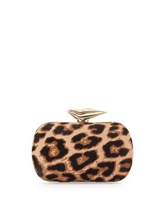 Flirty Calf-Hair Minaudiere Evening Clutch Bag, Leopard by Diane von Furstenberg at Neiman Marcus Last Call. Kate Middleton Style, Leopard Animal, Princess Style, Evening Clutch Bag, Evening Clutch, Calf Hair, Wearing Red, Wimbledon