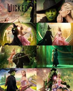 the wizard movie poster with many different scenes