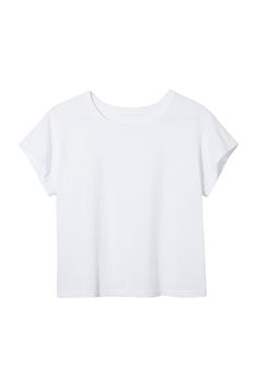 Our best-selling Margo tee is a classic short-sleeve crewneck that strikes the perfect balance between fitted and relaxed. As seen on Margot Robbie, our LESET Margo white tee is an all-year-round, everyday basic. Made in LA, Fabric made in USA. Basic Summer T-shirt For Everyday, Relaxed Fit Short Sleeve Top, Summer Boxy Fit T-shirt For Everyday, Summer Relaxed Fit T-shirt, Basic Everyday Summer T-shirt, Boxy Short Sleeve Basic T-shirt, Basic Boxy Short Sleeve T-shirt, Boxy Short Sleeve Graphic Tee, Essential Summer Crew Neck Top