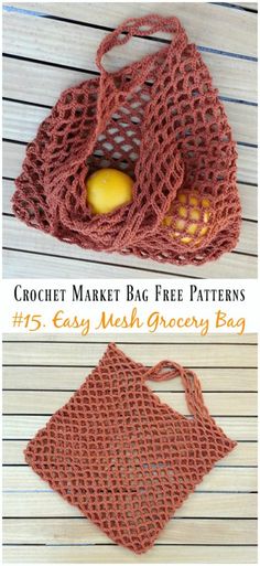 the crochet market bag free pattern is easy to make and looks great for beginners