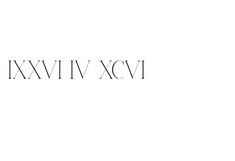 the word xxviv is written in black and white