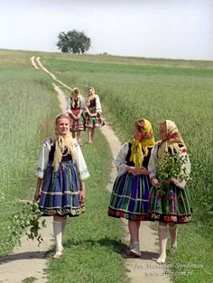 Slavic Folklore, European Aesthetic, Folk Dresses, Folk Dance, Eastern European, Folk Costume, Traditional Dress