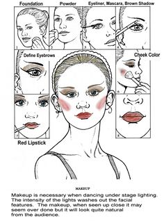 Dancer Makeup, Corrective Makeup, Play Makeup