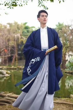 Kimono Traditional, Couples Cosplay, Traditional Chinese Clothing, Japanese Traditional Clothing, Male Kimono, Chinese Traditional Clothing, Chinese Ancient