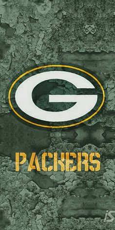 the green bay packers logo on a wall