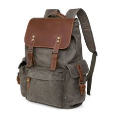 Embark on adventures with the Stone Creek Weekender, a waxed canvas duffle blending functionality with timeless aesthetics. Durable, water-resistant, and stylish, it features bee-waxed cotton canvas, genuine leather accents, and eco-friendly components. Equipped with versatile carrying options and ample organized storage. | TSD Brand Stone Creek Backpack Stone Creek, Organized Storage, Leather Accents, Waxed Canvas, Waxed Cotton, Blending, Cotton Canvas, Genuine Leather, Bee