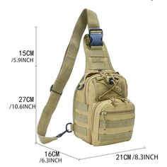 Discover the Ultimate Outdoor Companion Introducing our Men's Tactical Chest Bag, the perfect blend of functionality and style for the modern adventurer. Designed for men who love the great outdoors, this chest bag is an ideal partner for hiking, trekking, sports, climbing, camping, hunting, daypack activities, fishing, and any other outdoor military-style endeavors. Its versatility makes it a must-have for your outdoor gear collection. Durable Design and Premium Materials Crafted from 900D high-density Oxford waterproof fabric, this chest bag promises durability and resilience in various weather conditions. Its soft yet sturdy build, combined with a secure zipper closure, ensures your belongings are safe and accessible. The lightweight design, weighing just 0.35KG, makes it easy to carry Climbing Backpack, Backpack Camping, Hydration Pack, Tactical Bag, Bag Stand, Camping Backpack, Free Bracelet, Military Inspired, Water Resistant Fabric