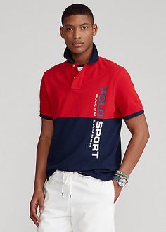 Mens Designer Polo Shirts, 90s Sportswear, Sport Logos, Polo Outfit, Tshirt Design Men, Polo Sport Ralph Lauren, Sport Logo, Ralph Lauren Logo