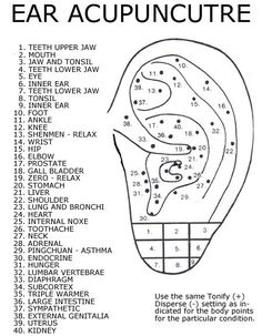 Autogenic Training, Ear Acupuncture, Shiatsu Massage Acupressure