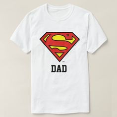 Superman Super Dad T-shirt, Men's, Size: Adult L, White Gender: male. Father's Day White Relaxed Fit T-shirt, Father's Day Graphic Tee With Logo Print, Father's Day T-shirt With Logo Print And Short Sleeves, Father's Day White T-shirt With Logo Print, Father's Day Short Sleeve T-shirt With Logo Print, Father's Day White T-shirt With Logo, Father's Day Logo Print Short Sleeve T-shirt, White Graphic T-shirt For Father's Day, Father's Day T-shirt With Graphic Print In Relaxed Fit