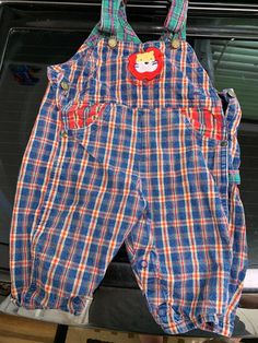 Inseam is 7  inches long. Free shipping Casual Overalls For Playtime, Casual Shortalls With Pockets For Playtime, Playful Blue Cotton Overalls, Vintage Oshkosh, Toddler Clothes, Clothes Accessories, Vintage Baby, Toddler Outfits