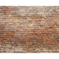 an old brick wall is shown with no mortars or mortars on the side