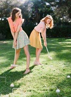 Whimsical Ruche Fashions Garden Tea Party | Photography by  via Elizabeth Anne Designs Pastel Skirts, Look Vintage, Mode Vintage, Mode Inspiration, Retro Stil, Outfits Casuales, Skirt Top