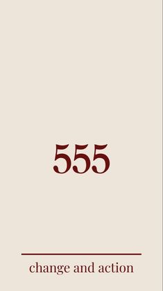 the cover of 555 change and action