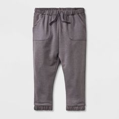 Keep your baby's closet stocked up for their first winters with the Knit Jogger Pants from Cat & Jack™. These full-length jogger pants are made with soft midweight fabric to help keep your baby warm and comfortable. Designed in a mid rise, these baby jogger pants are great for everyday wear. Plus, they come with a full elastic waistband to help keep the pants in place as they move. Cat & Jack™: Designed for all children so you can trust it's made for yours. Snap Pants, Baby Closet, Baby Jogger, Boys Denim, Baby Warmer, Bottom Clothes, Cotton Pants, Baby Boy Outfits, Jogger Pants