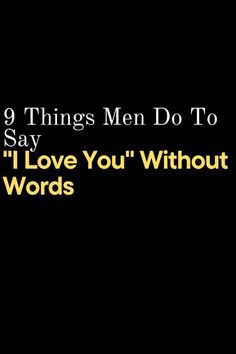 Does he really love you? Or does he just not know how he feels about you yet? These clues reveal: He loves you! With men, it's one of those things. Some of them just don't want to say the three magic words "I love you". This is usually not because they are not able to love. Sometimes they just don't know it themselves yet.