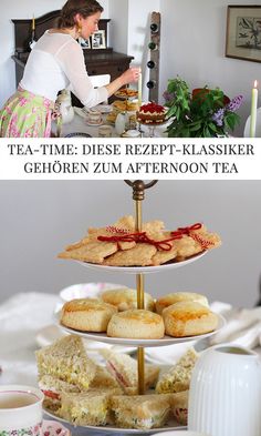 tea time dessert - klassser gehornen zum afternoon tea in germany