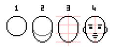 the instructions for how to make an origami mask with different shapes and sizes