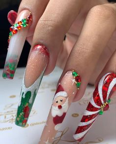 Scary Halloween Nails Design, Luv Nails, Christmas Nail Colors, Classy Acrylic, 2023 Nail, 2023 Nails, Halloween Acrylic Nails, Nails Nailpolish