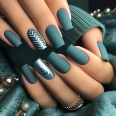 Wave Nails, Nagellack Trends, Green Nail Designs, Blush Nails, Blue Nail, Trendy Nail Design, Fabulous Nails, Nail Designs Spring