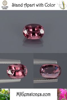 Untreated Spinel Loose Gem, 1.64ct Genuine Oval Shape Natural Gemstone from East Africa for Gold Lost Wax Casting & Custom Jewelry Making #gems #gem #loosegemstones #naturalgemstones #naturalgems #coloredstones Spinel Jewelry, Orange Salmon, Pink Spinel, Spinel Gemstone, Necklace Ring, Salmon Color, East Africa