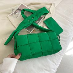 Lander Women's Quilted designer fabric Handbag | Ultrasellershoes.com – Ultra Seller Shoes Rectangular Nylon Satchel For On-the-go, Square Nylon Shoulder Bag With Zipper Closure, Large Capacity Square Nylon Shoulder Bag, Trendy Square Nylon Shoulder Bag, Trendy Fabric Bag With Zipper Closure, Large Capacity Green Baguette Bag For Travel, Nylon Shoulder Baguette Bag For Travel, Nylon Travel Baguette Shoulder Bag, Travel-ready Nylon Baguette Shoulder Bag