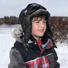 Kids will love this gray sheepskin and black leather aviator hat! Designed for children, both boys and girls to keep their heads warm this winter.This shearling aviator cap will provide comfort and style on cold days for the perfect winter look. It's made of genuine soft black leather and it's sheepskin-lined with soft shearling, these two materials combined are a guarantee of warmth for your child's head.These materials are of high-quality and durable while being very comfortable. This unique p Toddler Aviator Hat, Aviator Cap, Aviator Goggles, Hat Model, Aviator Hat, Trapper Hat, Brown Tweed, Trapper Hats, Handmade Hat