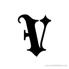 the letter f is made up of black letters