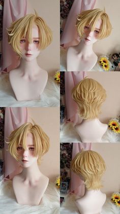 Short Cosplay Wigs, Harajuku Wigs, Anime Hairstyles Male, Girls Short Haircuts, Kpop Hair, Cosplay Hair, Anime Hair, Hair Reference, Crazy Hair