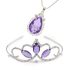 PRICES MAY VARY. Title: Vinjewelry Princess Crown Princess Waterdrop Pendant Necklace for Girls Birthday Christmas Gift. Product Type: Departments > Girls > Jewelry > Necklaces & Pendants > Pendants Princess Style Silver Jewelry Gift, Sofia The First Amulet, Magic Amulet, Nana Jewelry, Forever Necklace, Ring Holder Necklace, Headband Christmas, Birthday Headband, Necklace For Girls