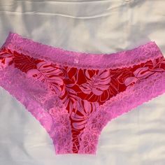 Pink Victoria’s Secret Cheekster Panties Size Xl New With Tags. Logo Hipster, Victoria Secret Pink Logo, Pink Tie Dye, Pink Ties, Lace Thong, Pink Logo, Victoria's Secret Pink, Pink Red, Secret Pink