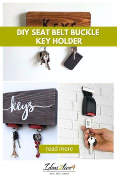 DIY Seat Belt Buckle Key Holder: Never lose your keys again! Transform an old seat belt buckle into a stylish DIY key holder in just a few steps. Perfect for car enthusiasts!