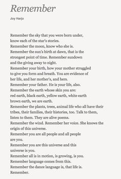 a poem written in black and white with the words'remember, you are not afraid to